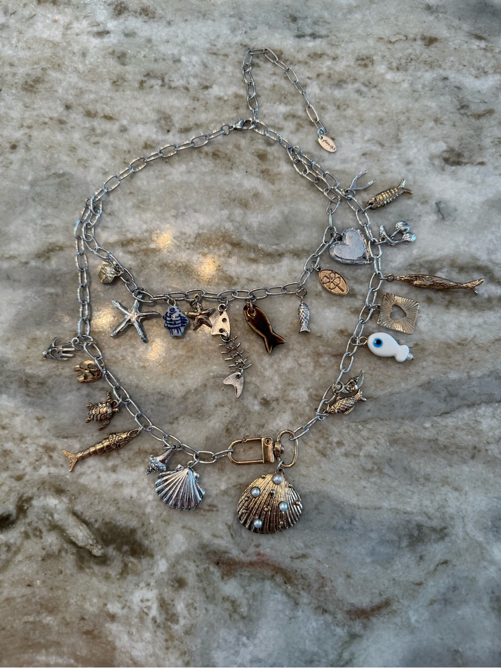 NWOT Free People Maxamillion Fish Out of Water Necklace - Picture 2 of 3